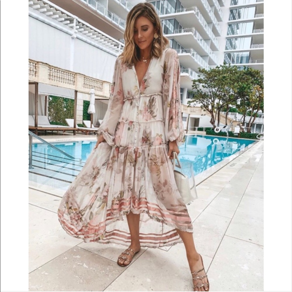 Rococo Sand High Low Melody Maxi Dress